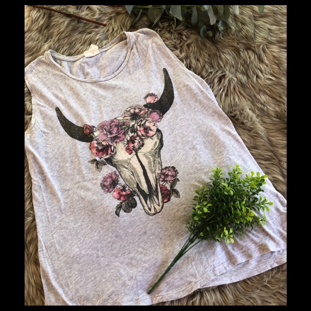 Bull Skull Tank Top!